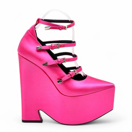 Versace tempest strappy satin - versace,