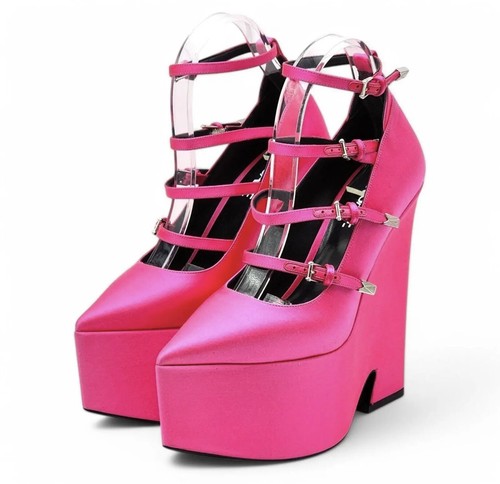 Versace tempest strappy satin - versace,