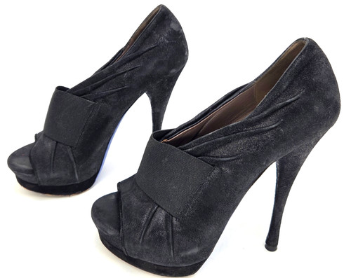 Versace luxury black pleated - versace,